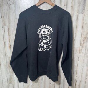 Vintage 1994 EMT Paramedic Bad Girl Black Crewneck Sweatshirt Womens‎ XL